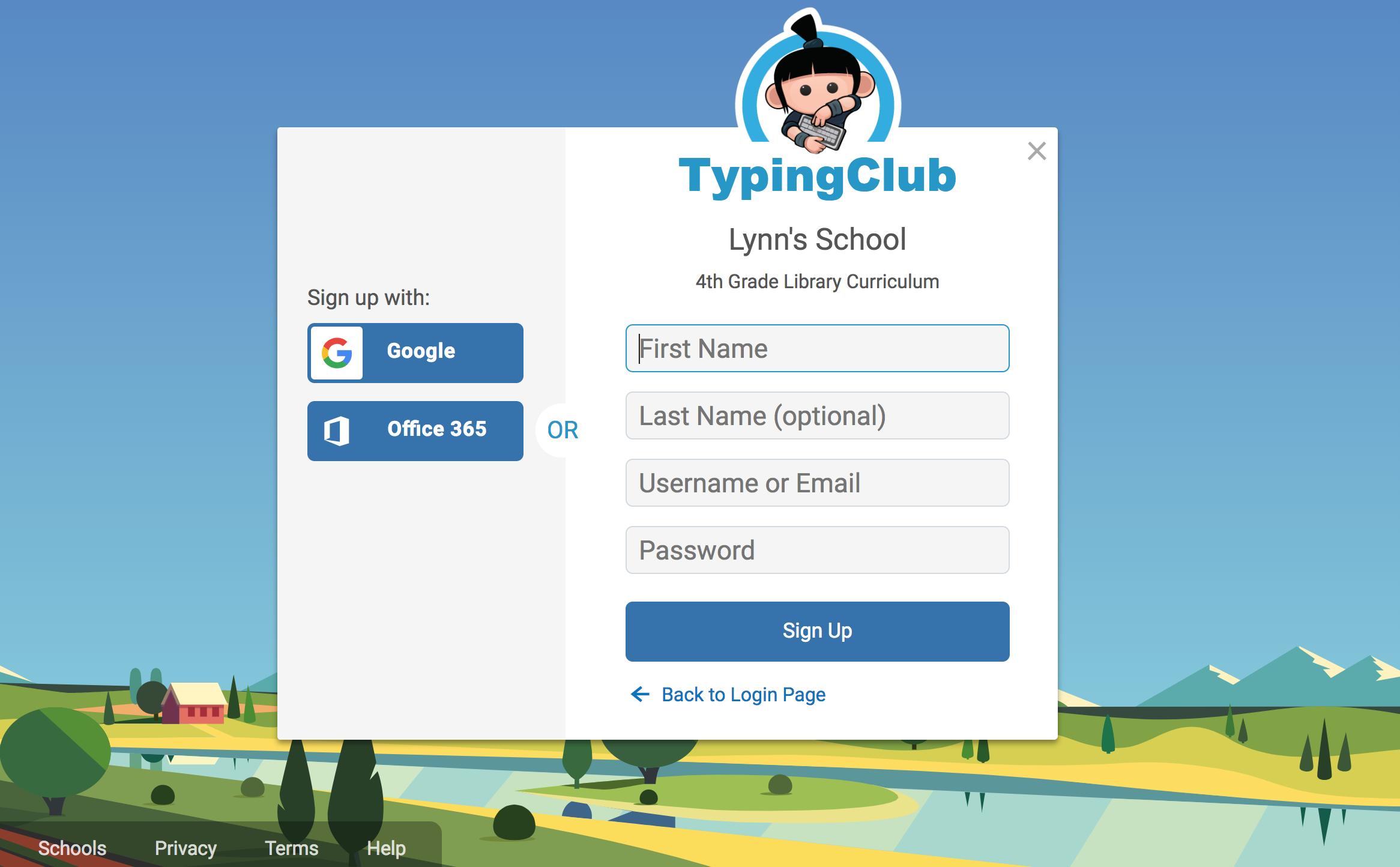 typeing club typing club